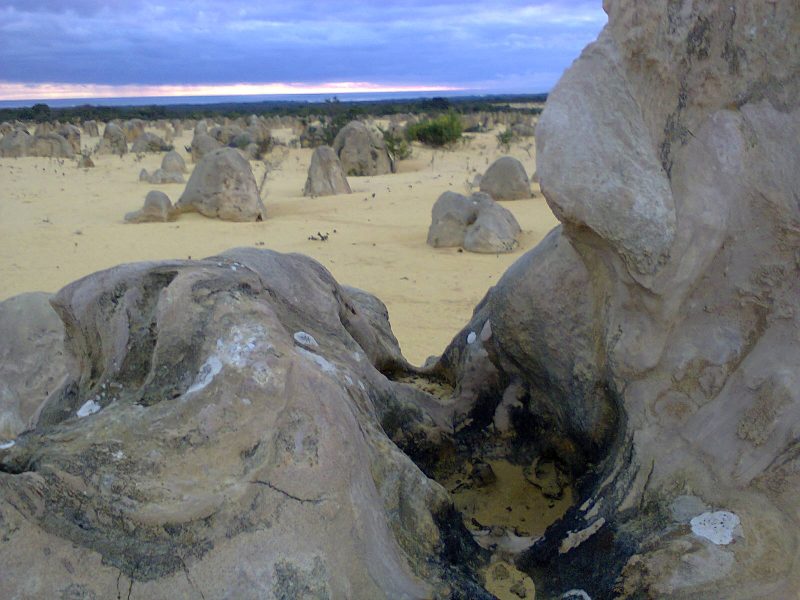 Pinnacles Desert Best Attraction Western Australia Perth Off Beaten Track Odd Unusual Strange shadow